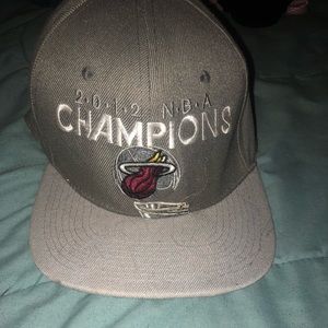 Miami heat champion hat